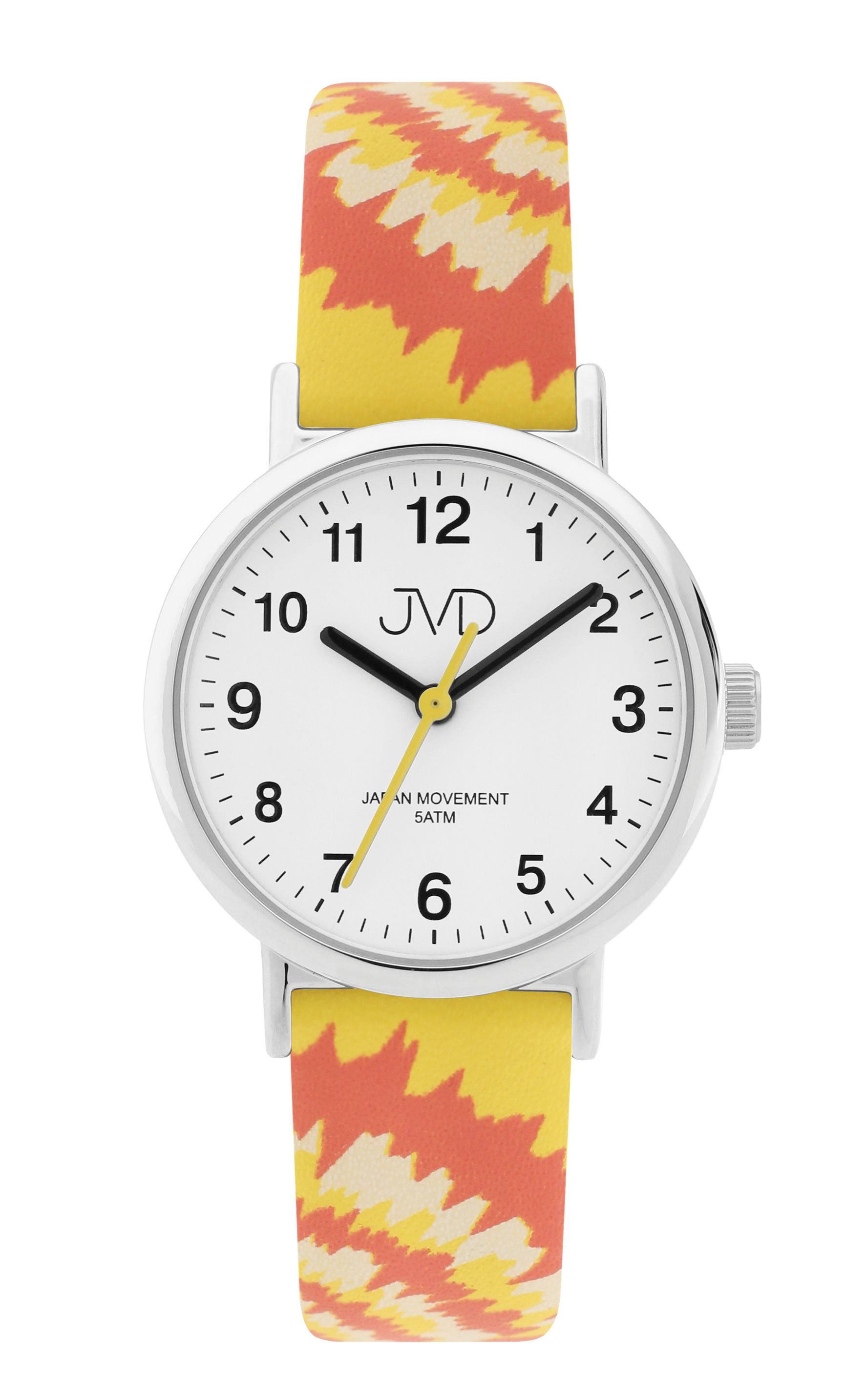 JVD Dětské žluté náramkové hodinky JVD J7211.2