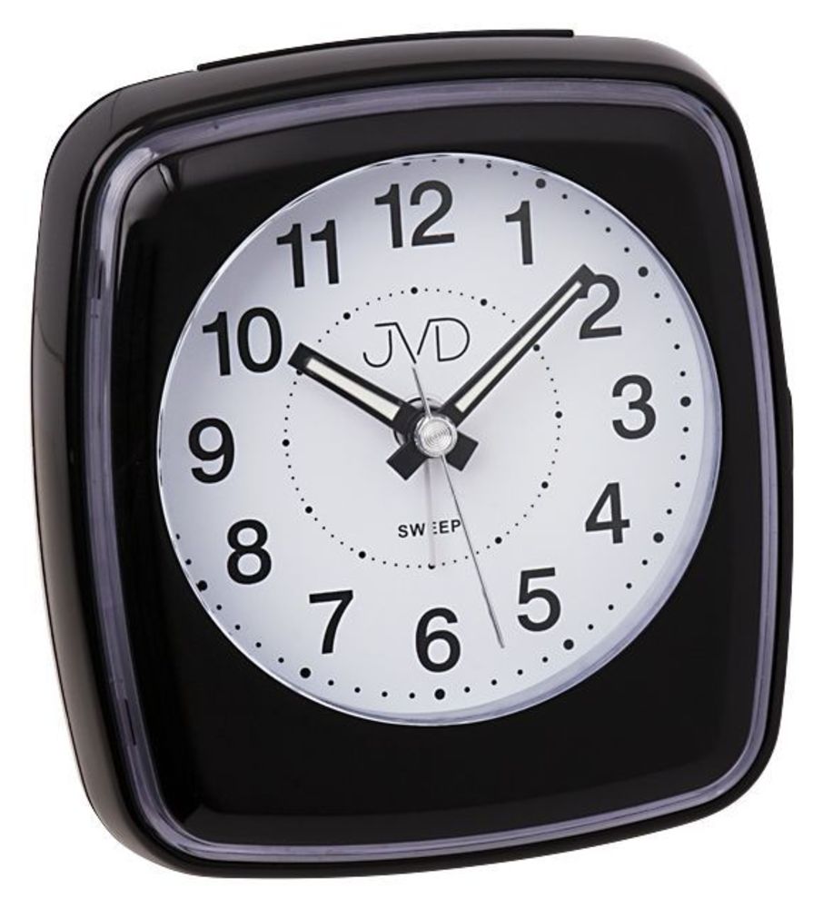 Bateriový netikající tichý budík JVD SRP312.2