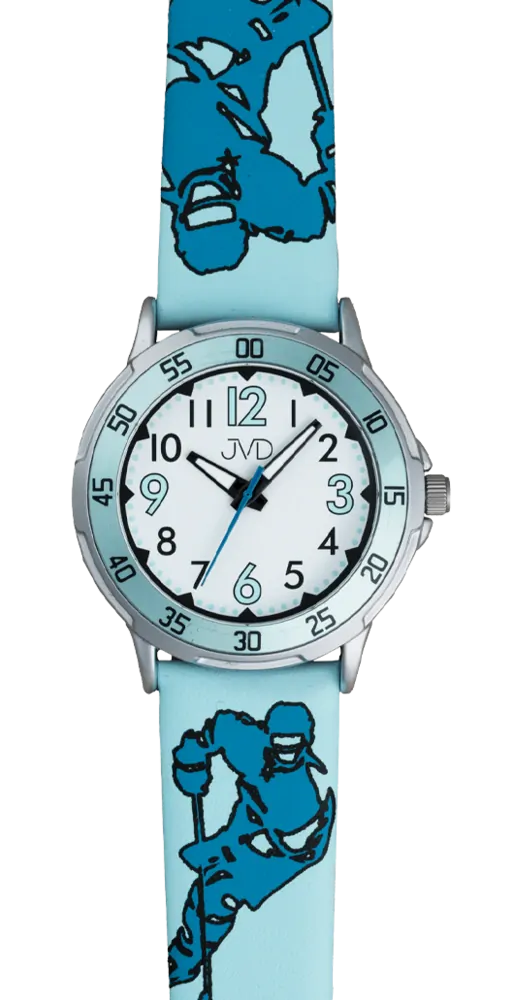 JVD Dětské chlapecké modré hokejové hodinky JVD J7221.2