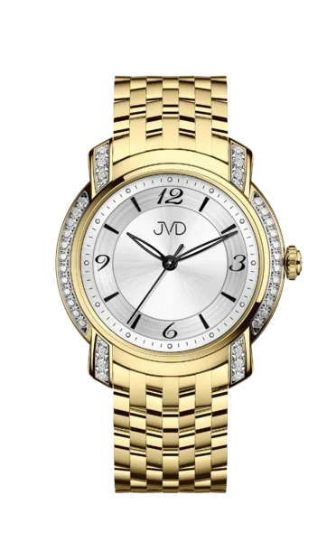 JVD Dámské náramkové zlacené elegantní šperkové hodinky JVD JG1042.3
