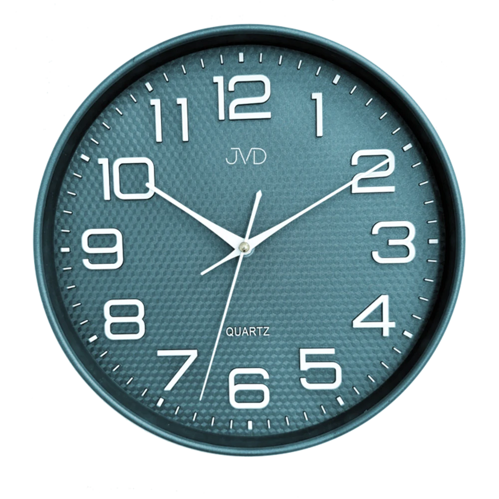 JVD Zelené nástěnné tiché netikající hodiny JVD HX9309.5