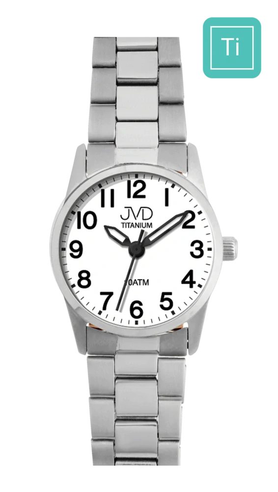 JVD Dámské čitelné luxusní titanové hodinky JVD J5037.1