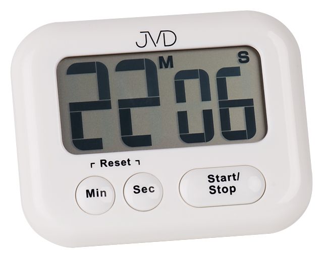 Bílá moderní digitální minutka JVD DM97