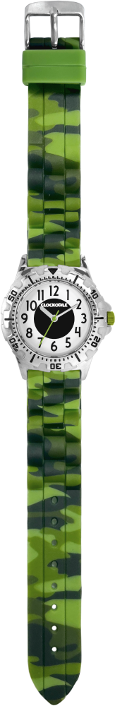 CLOCKODILE Svítící maskáčové sportovní chlapecké dětské hodinky SPORT 4.0 CWB0082