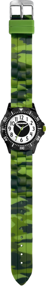 CLOCKODILE Svítící maskáčové sportovní chlapecké dětské hodinky SPORT 4.0 CWB0083