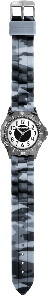 CLOCKODILE Svítící maskáčové sportovní chlapecké dětské hodinky SPORT 4.0 CWB0085