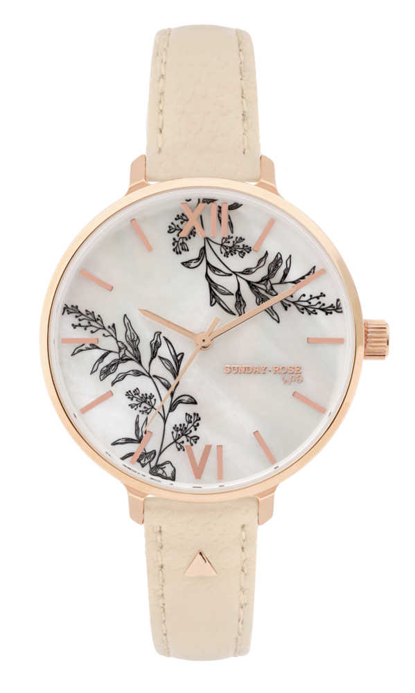 SUNDAY ROSE Dámské luxusní designové hodinky SUNDAY ROSE Spring SUN-S28