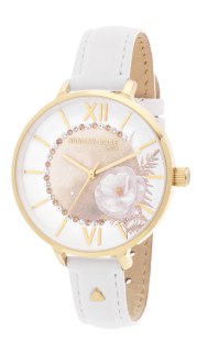 SUNDAY ROSE Dámské luxusní designové hodinky SUNDAY ROSE Sunlight Leather SUN-E08