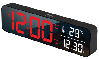 JVD Digitální budík do sítě s červenými LED svítícími čísly JVD SB203.3