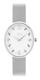 JVD Dámské oválné stříbrné náramkové hodinky JVD J4194.1