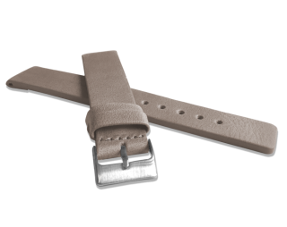 LAVVU Béžový hladký řemínek PLAIN z luxusní kůže Top Grain - 18 LSCUF18