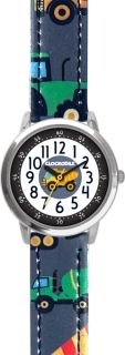 CLOCKODILE Náramkové svítící modré chlapecké dětské hodinky BAGRY CWB0090