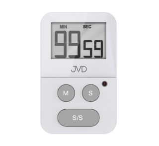 JVD Bílá digitální kuchyňská minutka JVD DM269.1 