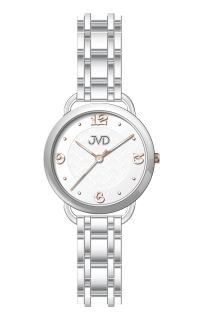 JVD Dámské stříbrné ocelové přehledné hodinky JVD J4201.1