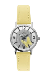 JVD Dívčí žluté náramkové hodinky JVD J7148.27