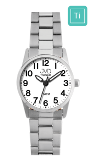 JVD Dámské čitelné luxusní titanové hodinky JVD J5037.1
