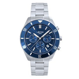 LAVVU Pánské hodinky Chronograph BRENNING s vodotěsností 200M LWM0340