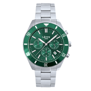 LAVVU Pánské hodinky Chronograph BRENNING s vodotěsností 200M LWM0342
