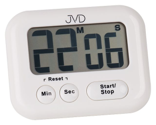 Bílá moderní digitální minutka JVD DM97