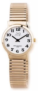 Dámské módní nerezové ocelové hodinky JVD steel J4012.2 s natahovacím páskem