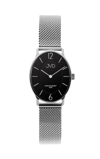 Dámské stříbrné oválné hodinky JVD J4163.4