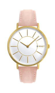 Růžové dámské hodinky MINET BROADWAY SOFT PINK MWL5039