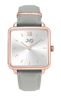 Luxusní dámské elegantní nerezové ocelové hranaté hodinky JVD J-TS21