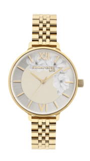 Dámské luxusní designové hodinky SUNDAY ROSE Spirit GOLD SUN-S13