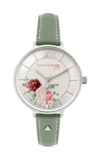 Dámské luxusní designové hodinky SUNDAY ROSE Spirit SUN-S12 ŘEMÍNEK