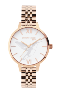 Dámské luxusní designové hodinky SUNDAY ROSE Spirit METAL BAND SUN-S01 METAL BAND