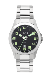 Odolné vodotěsné náramkové pánské hodinky JVD steel J1041.35 - 10ATM